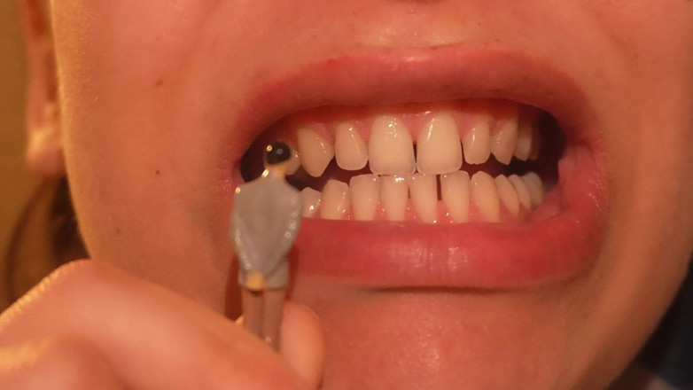 AmayaMori: Giantess Mouth Close up Tiny Husband Faces His Biggest Fear