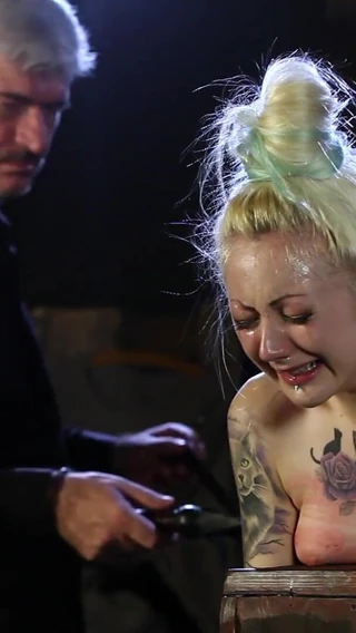 Graias Studio: Life with Dr Lomp - part 2 - rough boob punishment with whipping...