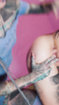 Tattooed Alt Girls Having Wild Lesbo Fun with Strap on
