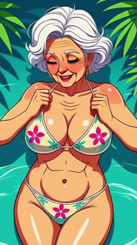 Old Granny Teasing Animation