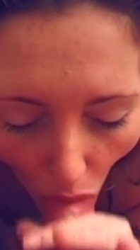 Curly Haired MILF Devours Throbbing Cock in Sloppy Blowjob Frenzy