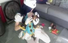 Crossdress Cosplay Lucina's Messy Easter