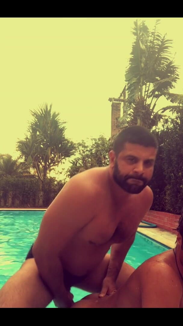 Massive daddy xxx: Poolboy Gets Fucked by Big Guy