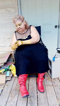 Bat Girl Is Taking a Smoke Break in Her