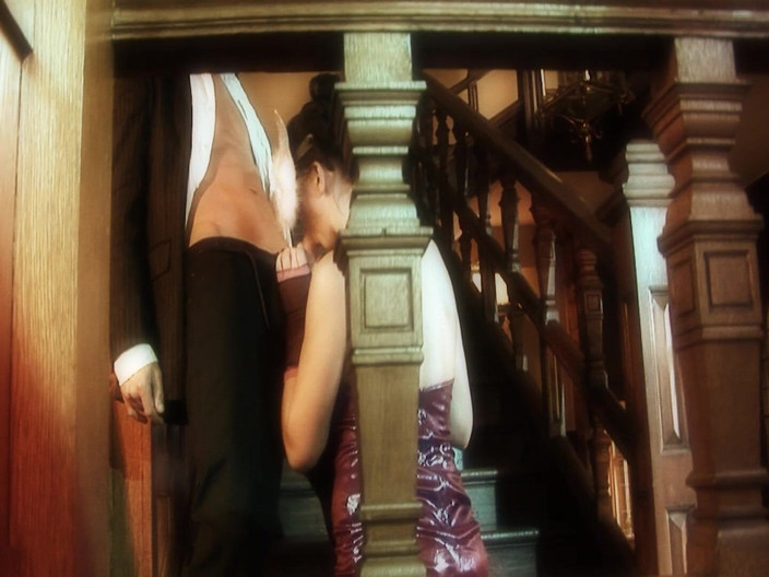 The Window of Sex: Adegan kucing terhangat – 1 awek kucing dalam pakaian dalam dan bertokol...
