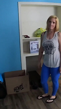 Liefdevolle stiefmoeder drie video's - Jane Cane, glanzende pik filmt