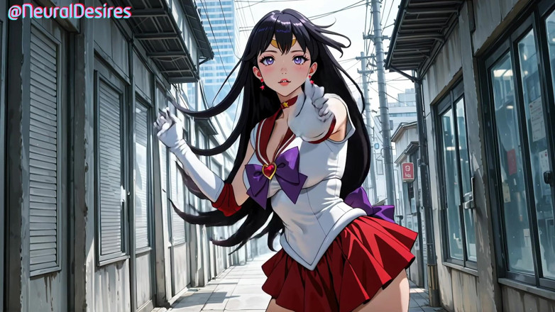 Neural Desires: Sailor Mars’ Fire Kiss of Desire (parody) - Ai-generated