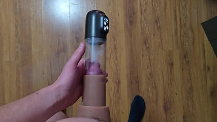 Fap_man93: Nur Einen Moment Nach Einem Intensiven Orgasmus! Eine Penis-vakuumpumpe Voller...