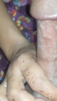 Trying to First Time Oral Sex with My Girlfriend Deep Throat Big Fat Dick in Her Mouth