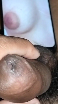 Un homenaje a la masturbación después de ver coño y tetas al azar desi sin cortar polla con polla negra