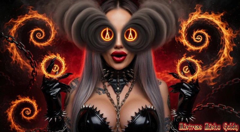 Goddess Misha Goldy: You Can Never Say No to My Swirling Eyes