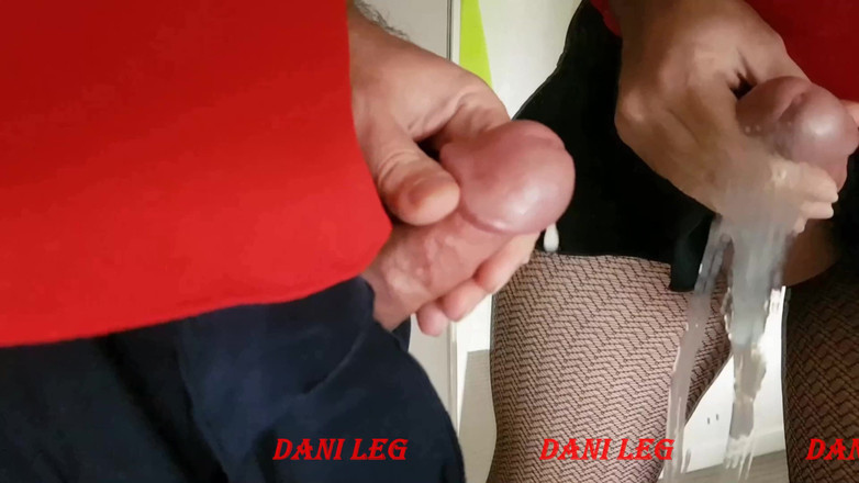 Dani Leg: Dani_leg kommt in sexy schwarzem netz