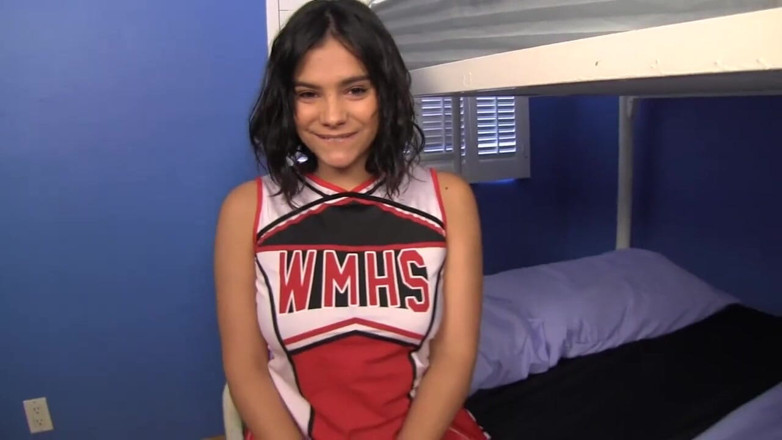 Eros JOI - Liberated Eye: Jacking it for a slutty cheerleader (with Violet Starr)