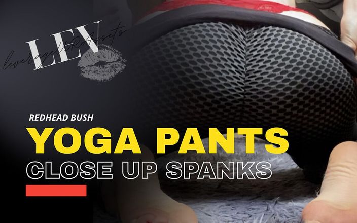 Leverage UR assets: Pantaloni de yoga Tanga rosu lovituri de aproape Masturbare Leverageurassets...