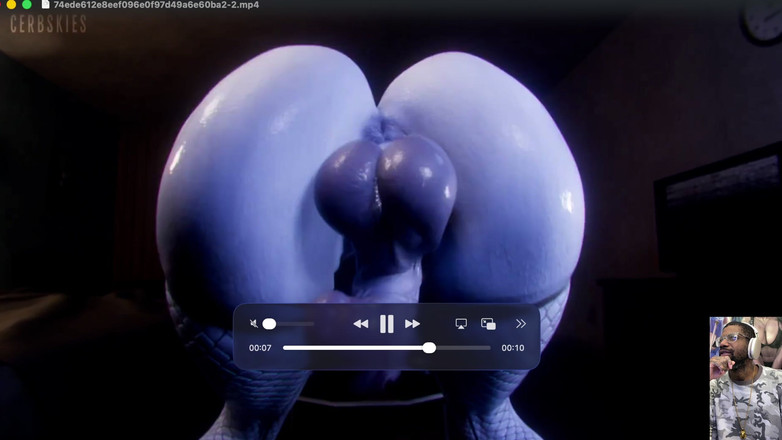 L6RD7BLU3 FUTA: Enorma Thicc Transgender Widowmaker Twerks Hennes kuk, Widowmaker knullar Junos...