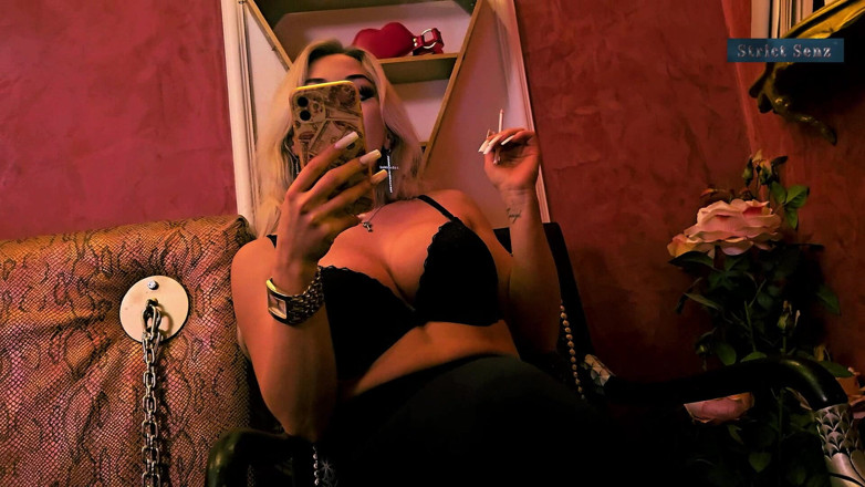 Strict Senz: Sheela Sinner Smoking Spitting and Human Ashtray Humiliation
