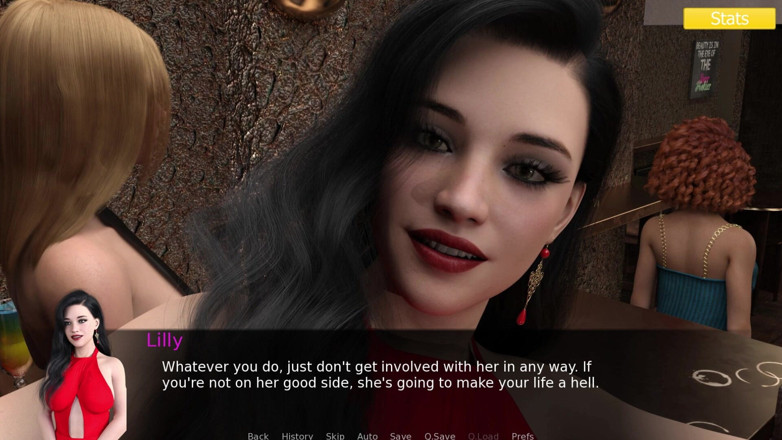 3D Cartoon Porn: Erotica 4 - Riley, Ren and Lilly Dance at the Bar Then...