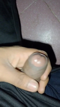 Handjob Masturbation Cum at Late Night