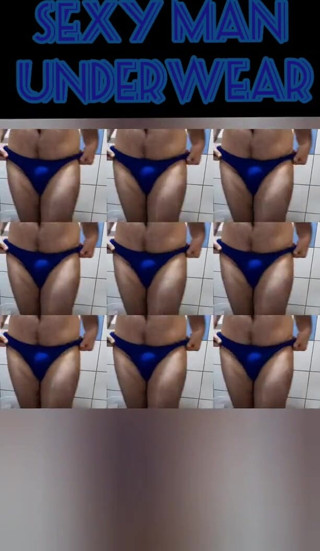 Davidandrexxx: Sexy blue thong