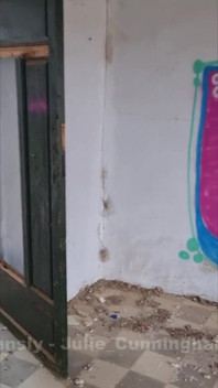 Abandoned Building Floor Slut - Julie Caught Wanking on Dirty Floor