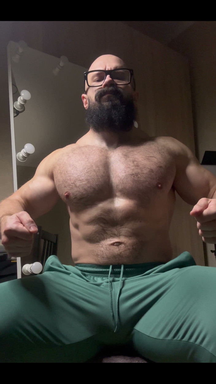 Mister Stone: Stretching Sweather Pants Bounce Muscle