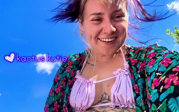 Kactus kutie: Hinterhältige natursekt am strand