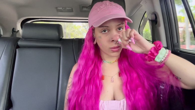 Nali Marie: Blowing My Nose in the Car POV Digging for Gold...