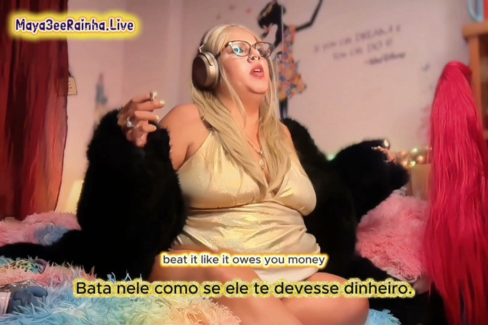 Goddess Maya3ee Rainha: Parze gorące JOI z brazylijską mamuśką BBW Boginią w złocie