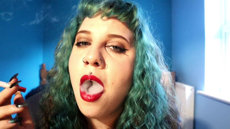 Goddess Kinx: Asmr whispering smoking tease: toketku dikocok sampai aku crot