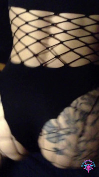 Ass Under Fishnet