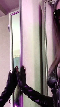 Femdom Facestting Eva Latex Fetish Mistress Footjob BDSM Pvc Slave High Heels Boots