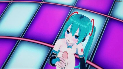 Hentai Smash: Hatsune Miku Fingers herself Live Onstage, then Gets POV Fucked...