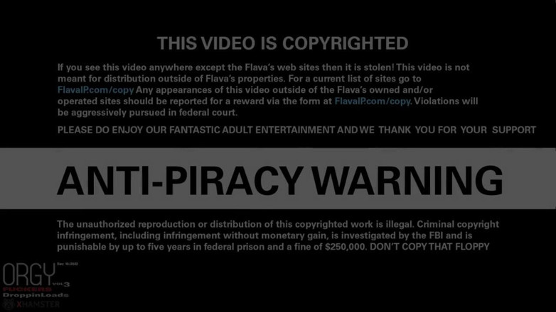 Flava Works Entertainment: 다리우스 에반스, 데이 데이와 크리스티안 다와완 - 난교 섹스 #3 - Dropin Loads