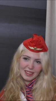 Spanish Air Hostess Claudia Garcia Take BBC