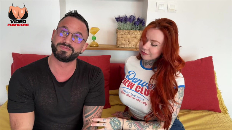 Video Porno One: I Ejaculated on the Big Breasts of the Woman's Redhead...