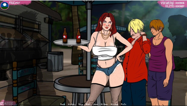 XXX Games Bunk: Lust Town - Gameplay - Roleplay - Amanda Works in Bar and Gets...
