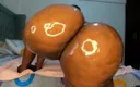 vashbabe: Big Oiled Ass Shaking