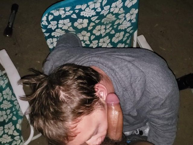 Outdoor Blowjob at Camp (Z twink)