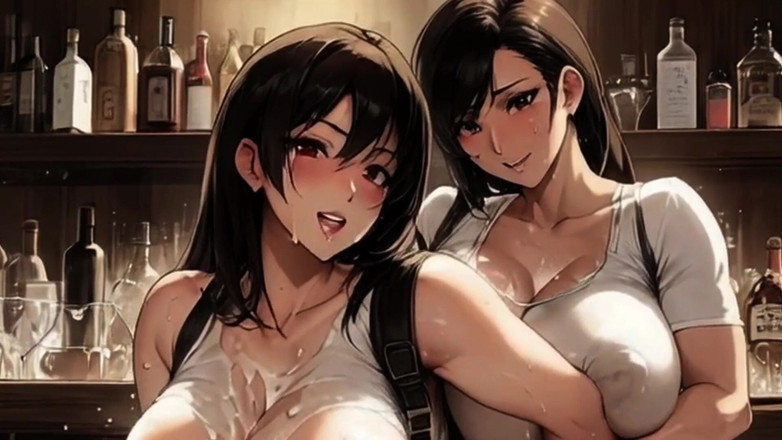 Spicy Toons: Tifa menyusu Menghidangkan Susu Dalam Hentai Baru Dari Toons Pedas
