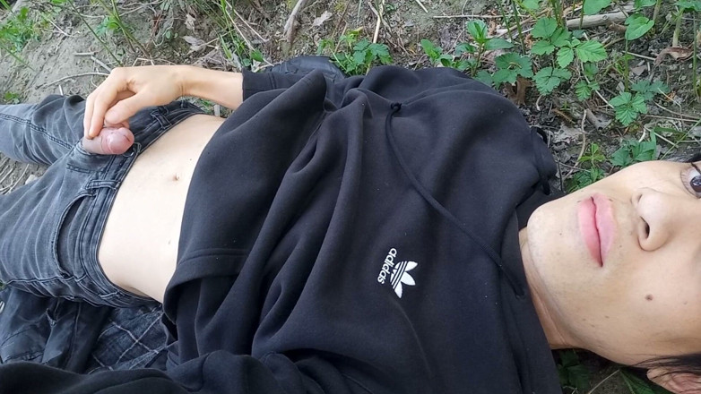 Jon Arteen: The Cute Gay Twink Jerking off His Cock, Pulled Through...