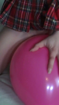 Naughty Teen Babe Ballon Fun!