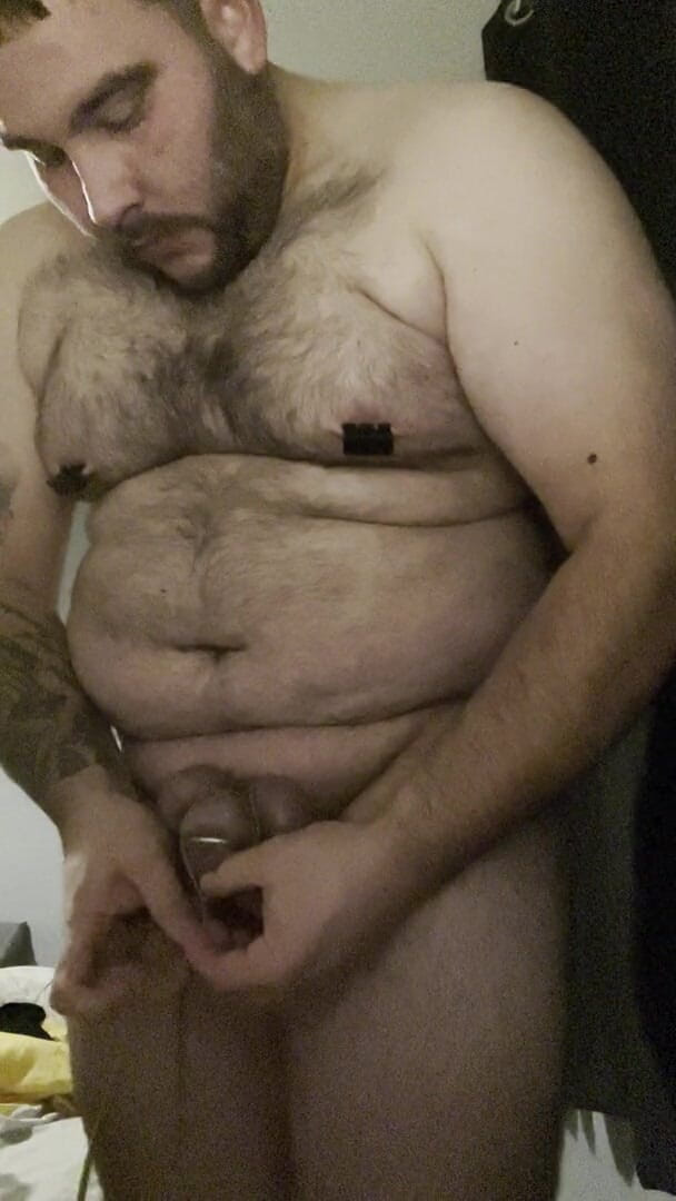 Shaun Cbt: Bondage de bite et de couilles avec pinces à tétons, travesti...