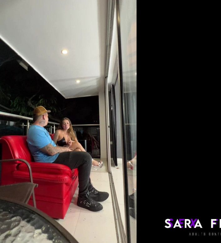 Sara Blonde: Bts - Upokorzony rogacz patrzy, jak pieprzę wielkiego kutasa - Sara Blonde