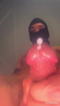 Mask Man Facesitting and Teabagging