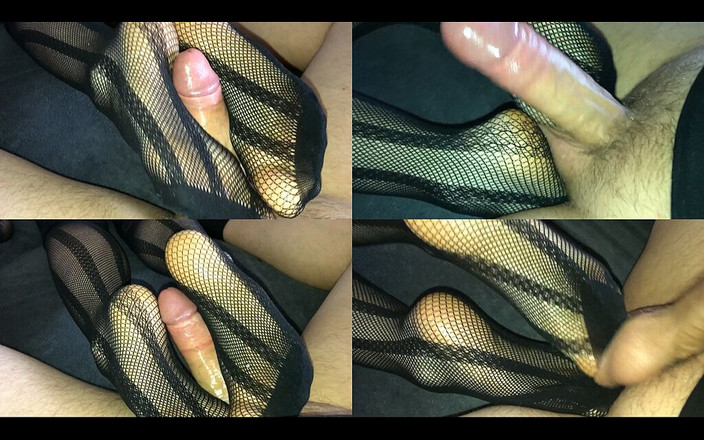 Lydia Privat: Sperma på min nylonfeet