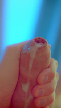 Played with My Uncut Cock and Just Couldn't Hold the Cum