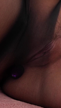 Candee Licious Butt Plug Sheer Strumpbyxor Och Louboutin Klackar