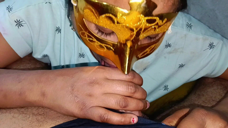 Sexy_girl_nehu: Stříkání do pusy indické bhabhi sání velkého černého čůráka do obličeje šukání orální...