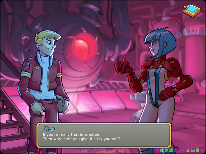 Porny Games: Salvataggio dello spazio: Codice rosa v7.0 - Ragazza snella che ha...