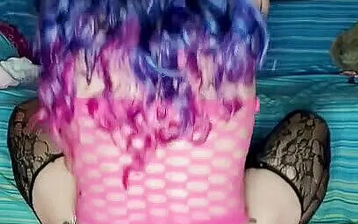 Lizzaali: Stilletos and pink body sock ride